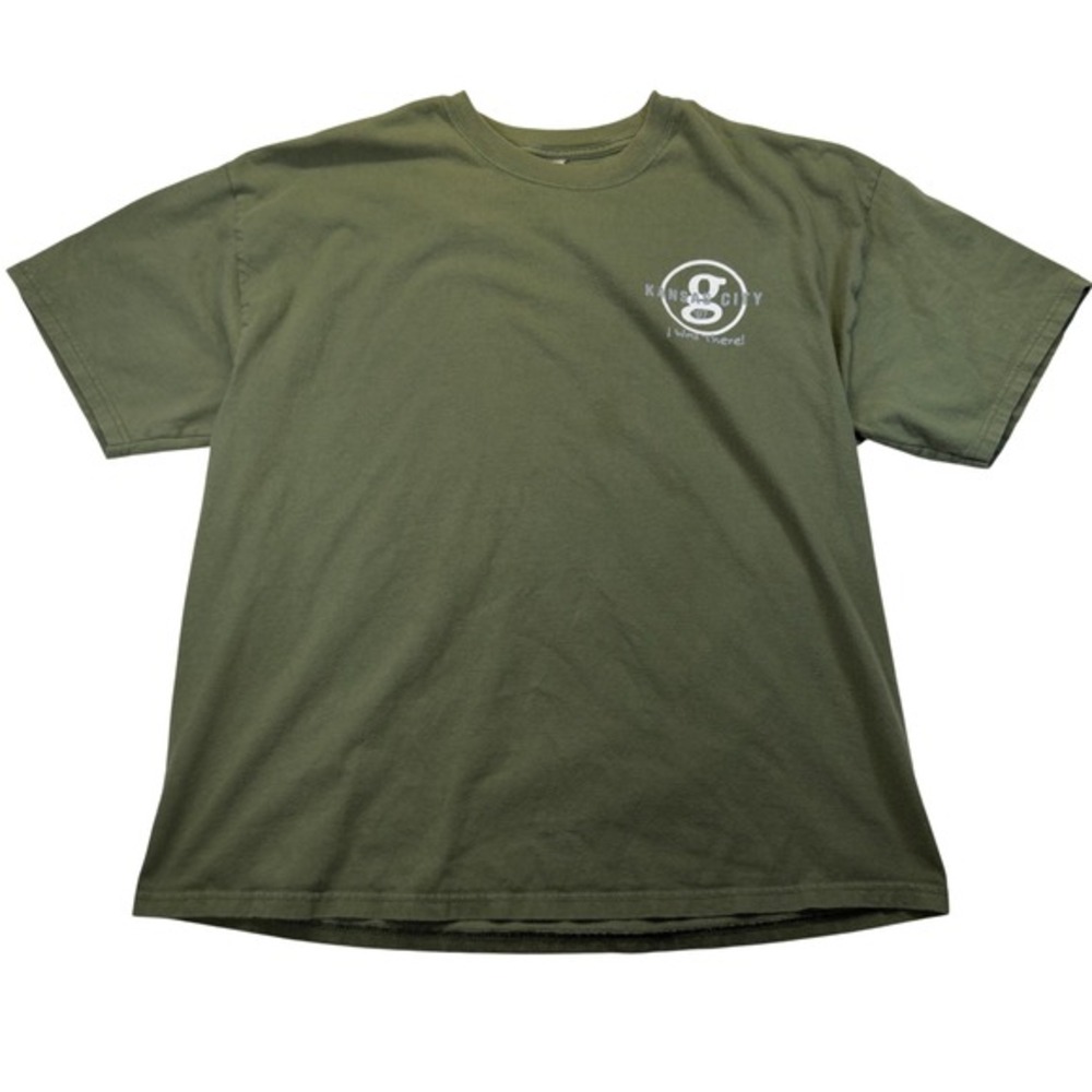 Garth Brooks Kansas City 2007 Mens XL Green Concert T-Shirt I Was There‎